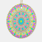 Colorful Kaleidoscoop 06 Keramisch Ornament (Links)