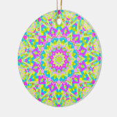 Colorful Kaleidoscoop 07 Keramisch Ornament (Links)