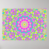 Colorful Kaleidoscoop 09 Poster (Voorkant)