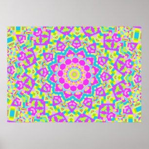 Colorful Kaleidoscoop 09 Poster