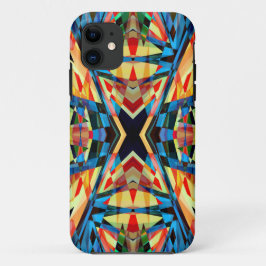 Colorful kaleidoscoop circusachtergrond Case-Mate iPhone case