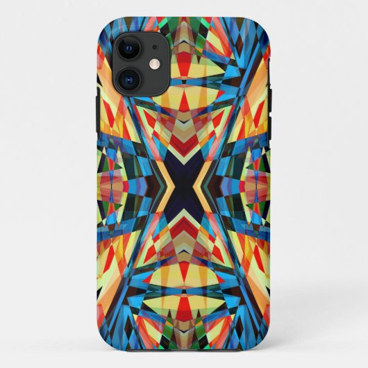 Colorful kaleidoscoop circusachtergrond Case-Mate iPhone case (Achterkant)