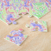 Colorful Kaleidoscoop Legpuzzel (Zijkant)