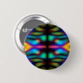 Colorful kaleidoscoop ronde button 5,7 cm (Voorkant /achterkant)
