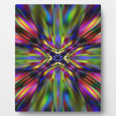 Colorful kaleidoscoop starburst fotoplaat (Voorkant)