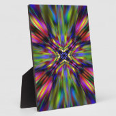 Colorful kaleidoscoop starburst fotoplaat (Zijkant)
