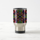 Colorful kaleidoscoop starburst reisbeker (Center)