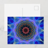 Colorful Kaleidoscope Flower Pattern Briefkaart (Voorkant / Achterkant)