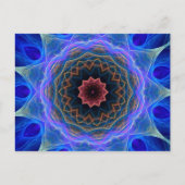 Colorful Kaleidoscope Flower Pattern Briefkaart (Voorkant)
