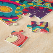 Colorful  Kaleidoscope Mandala Pattern Legpuzzel (Zijkant)