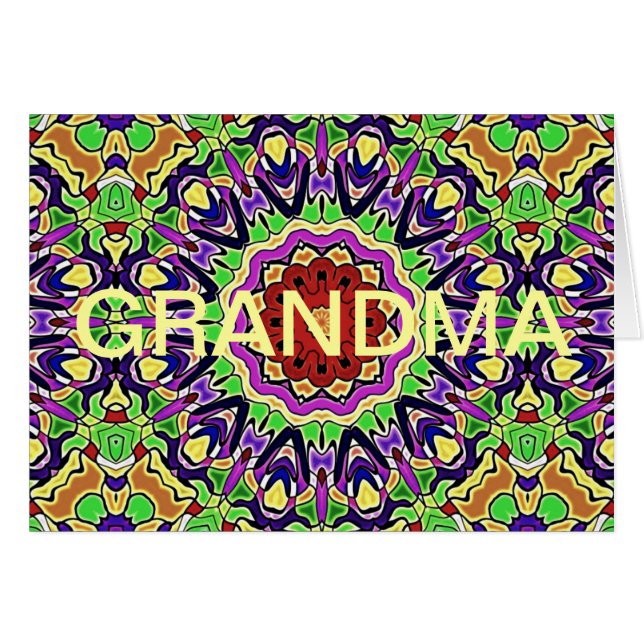 Colorful Kaleidoscope Patroon (Voorkant Horizontaal)