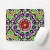 Colorful Kaleidoscope Patroon Muismat (Met muis)