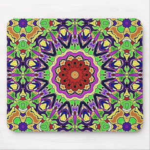 Colorful Kaleidoscope Patroon Muismat