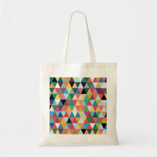 Colorful Kaleidoscope Patterned Canvas tas