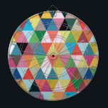 Colorful Kaleidoscope Patterned Dartboard Dartbord<br><div class="desc">Kanaal uw binnenkind met dit kleurrijke Geometrische Kaleidoscoop gevlekte dartboard! Het ontwerp doet denken aan het bekijken van een doos met een potje met een scherpe balk achteraan. Het is alsof een droom uitkomt omdat er geen gebroken tip in de troep is! Dit ontwerp bevat een caleidoscoop van kleuren.</div>