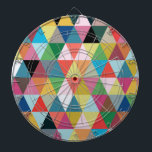 Colorful Kaleidoscope Patterned Dartboard Dartbord<br><div class="desc">Kanaal uw binnenkind met dit kleurrijke Geometrische Kaleidoscoop gevlekte dartboard! Het ontwerp doet denken aan het bekijken van een doos met een potje met een scherpe balk achteraan. Het is alsof een droom uitkomt omdat er geen gebroken tip in de troep is! Dit ontwerp bevat een caleidoscoop van kleuren.</div>