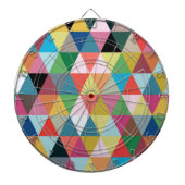 Colorful Kaleidoscope Patterned Dartboard Dartbord (Voorkant)