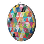 Colorful Kaleidoscope Patterned Dartboard Dartbord (Voorkant Rechts)