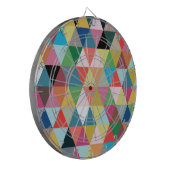 Colorful Kaleidoscope Patterned Dartboard Dartbord (Voorkant Links)
