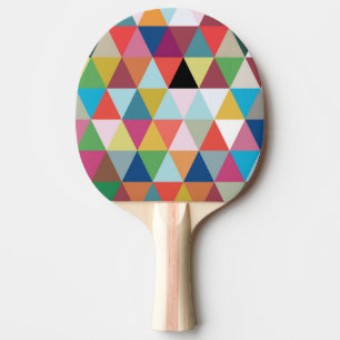 Colorful Kaleidoscope Patterned Ping Pong Paddle Tafeltennisbatje