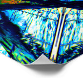 Colorful Kaleidoscopic Mosaic | Abstract Mandala Poster (Hoek)