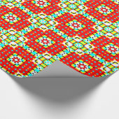 Colorful Kaleidoscopic Pattern Cadeaupapier (Hoek)