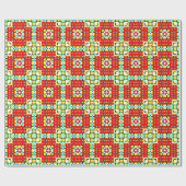 Colorful Kaleidoscopic Pattern Cadeaupapier (Vlak)