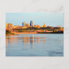 Colorful Kaw Point in Kansas City, Missouri Briefkaart