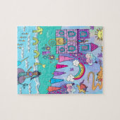 Colorful Kawaii Magical Fantasy Fairytale Puzzle Legpuzzel (Horizontaal)