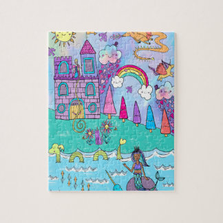 Colorful Kawaii Magical Fantasy Fairytale Puzzle Legpuzzel