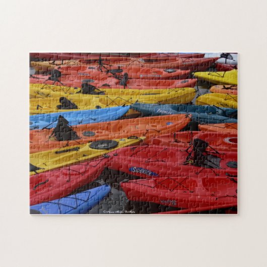 Colorful Kayak Puzzle Legpuzzel (Horizontaal)