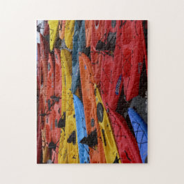 Colorful Kayak Puzzle Legpuzzel