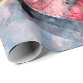 Colorful Kayak-waterverf Cadeaupapier (Rol Hoek)