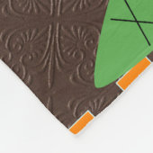 Colorful Kayaker Fleece Blanket Deken (Hoek)