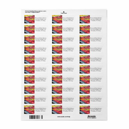Colorful Kayaks Etiket (Full Sheet)