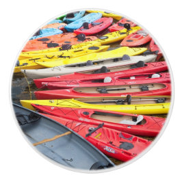 Colorful Kayaks Keramische Knop