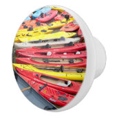 Colorful Kayaks Keramische Knop (Rechts)