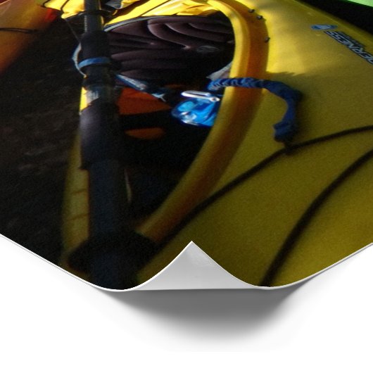 Colorful Kayaks Poster (Hoek)