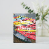 Colorful Kayaks, Prettige feestdagen (Staand voorkant)