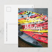 Colorful Kayaks, Prettige feestdagen (Voorkant / Achterkant)