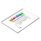 Colorful Keanu met Titel & Filmtekens Notitieboek (Linkerzijde)
