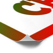 Colorful Keep Christus in het kerstPoster Poster (Hoek)