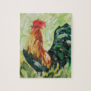 Colorful Keith the RoosterRooster Legpuzzel