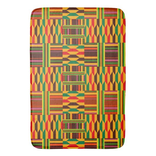 Colorful Kente Badmat (Voorkant Verticaal)