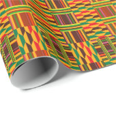 Colorful Kente Cadeaupapier (Rol Hoek)