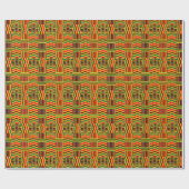 Colorful Kente Cadeaupapier (Vlak)
