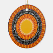 Colorful Kente Design Ceramic Ornament (Links)