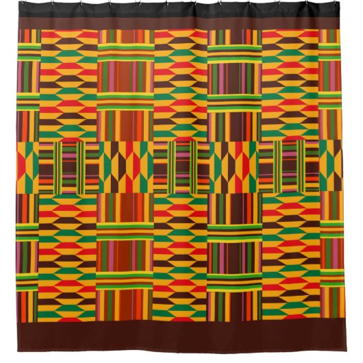 Colorful Kente Douchegordijn (Voorkant)