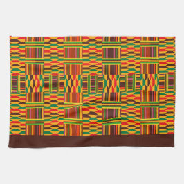 Colorful Kente Ethnic Patroon Theedoek