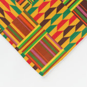 Colorful Kente Fleece Deken (Hoek)